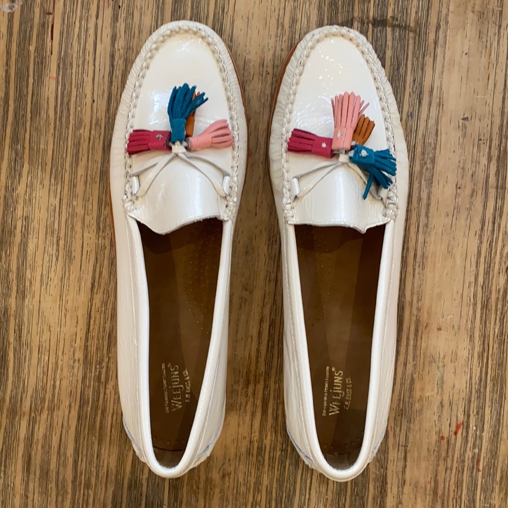 Bass Weejuns Willow Patent Tassels size 11m